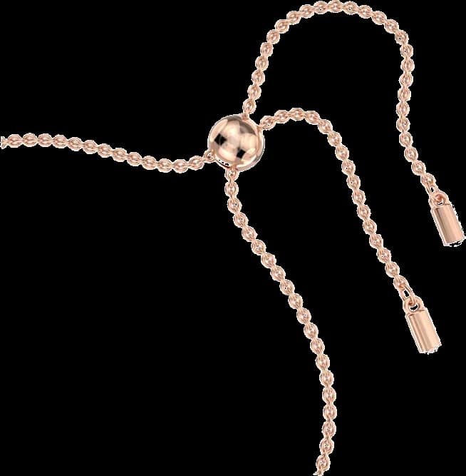 Bracelet Swarovski Emily 5663393 en métal plaqué or rose avec cristaux, pour femme vue 3