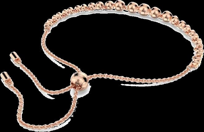 Bracelet Swarovski Emily 5663393 en métal plaqué or rose avec cristaux, pour femme vue 4
