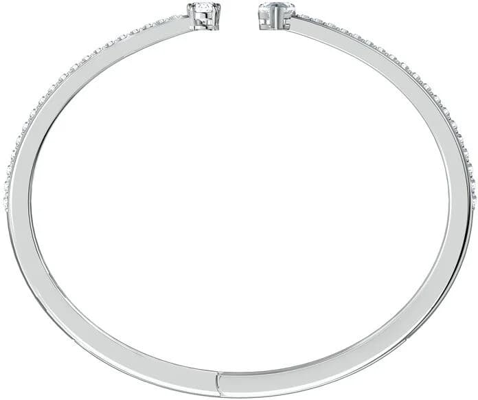 Bracelet manchette Swarovski Attract Blanc Rhodié - Réf. 5556912 - Pour femme vue 2