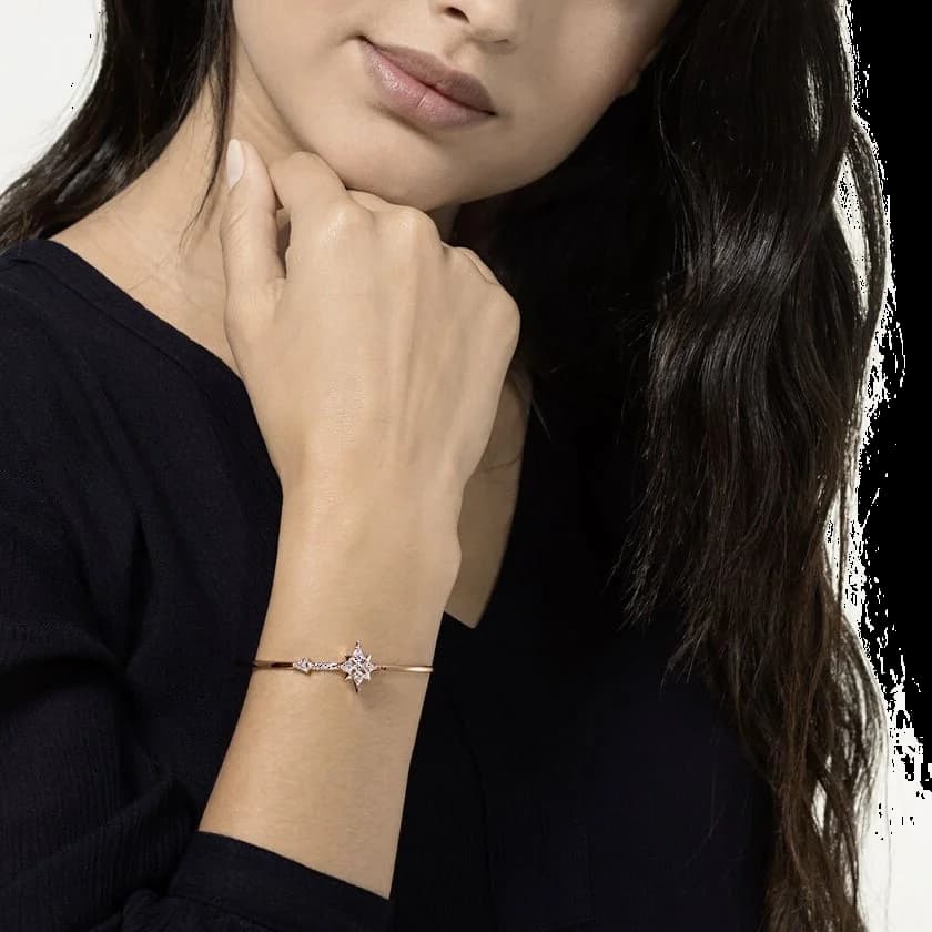 Bracelet Swarovski Symbolic 5494338 en métal or rose pour femme vue 3