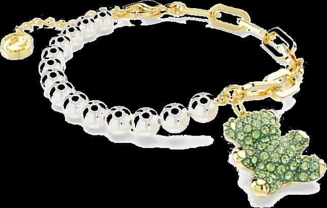 Bracelet Swarovski 5669167 Teddy Ours vert réglable pour femme vue 2