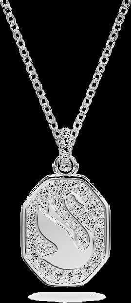 Collier Swarovski Signum 5621098 pour Femme en métal rhodié argenté avec cristaux