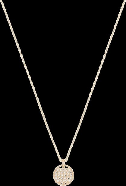 Collier Swarovski Ginger 5265913 pour Femme en Or Rose avec Cristaux Blancs