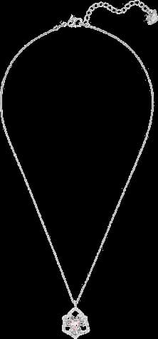 Collier Swarovski Linda 5397401 en métal plaqué rhodium argenté pour femme