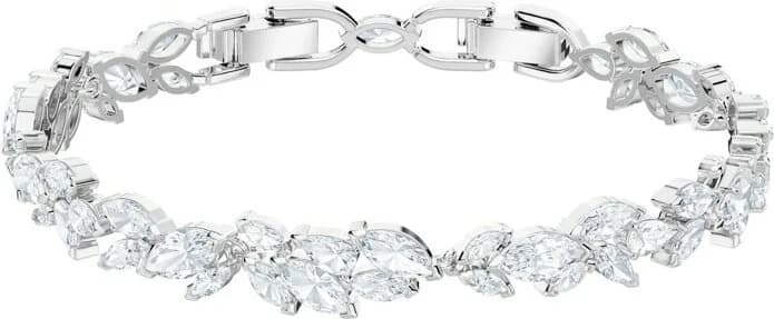 Bracelet Swarovski Louison 5419244 en métal plaqué rhodium avec cristaux blancs - Pour Femme