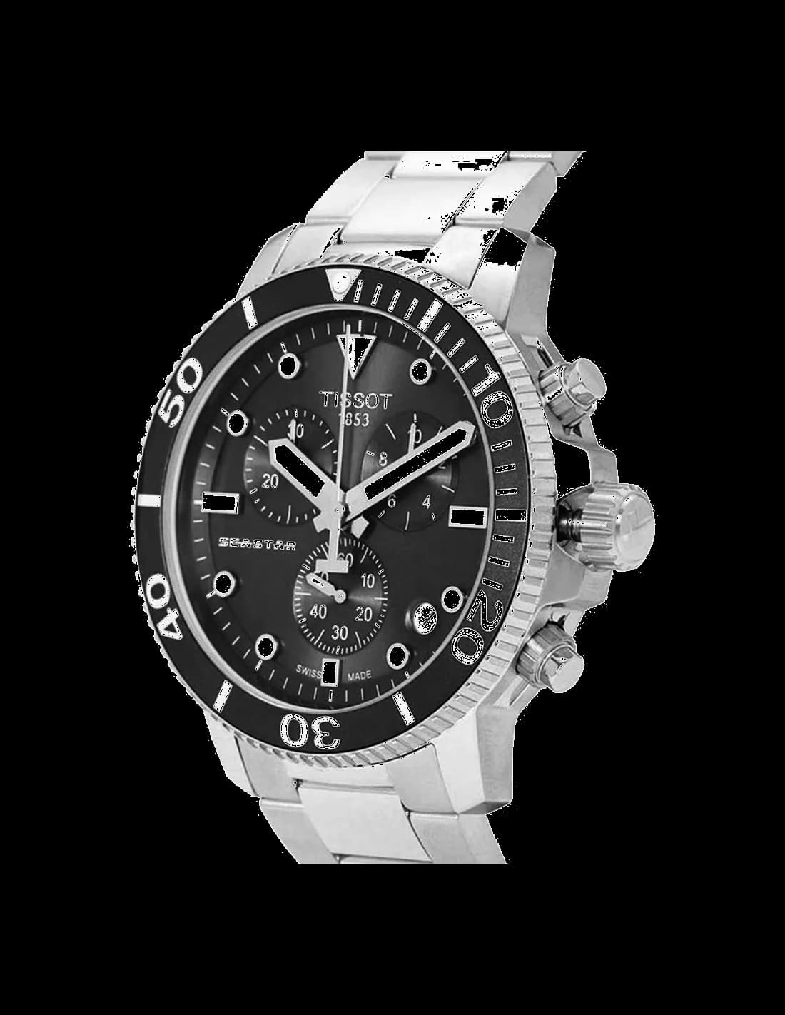 Montre Tissot T1204171105100 homme vue de profil