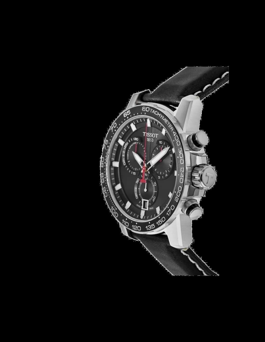 Montre Tissot T1256171605100 homme détail cadran noir
