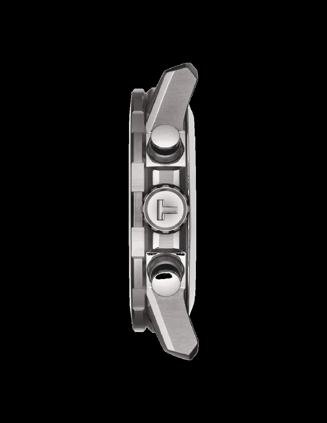Attache bracelet Tissot T1256171603100 en cuir marron cousu avec boucle déployante en acier inoxydable, sécurité et confort