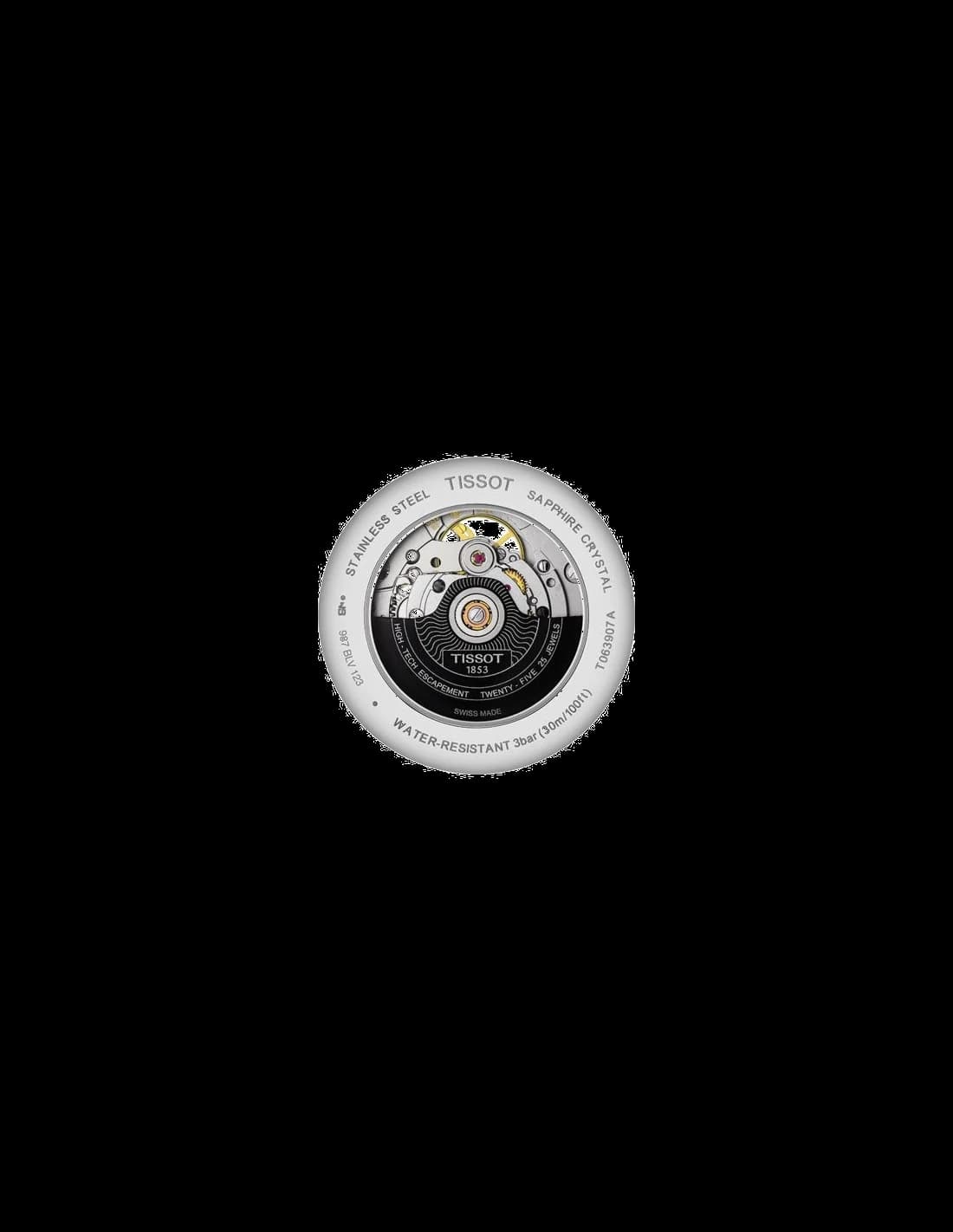 Montre Homme Tissot Tradition T0639073603800 Marron vue 2