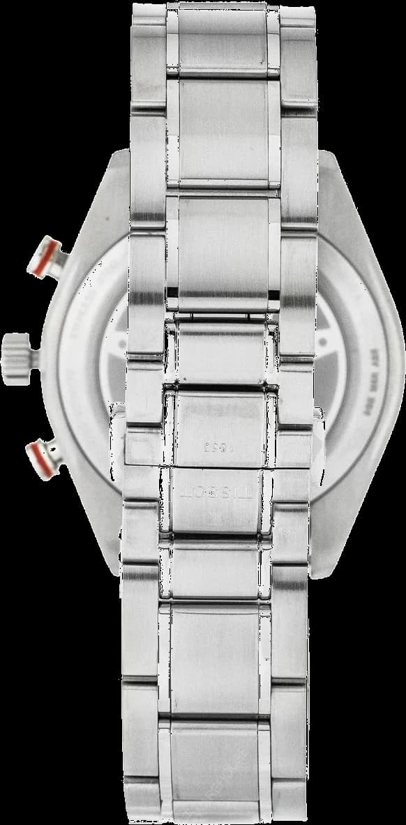 Attache bracelet Tissot T1004171103100 en acier inoxydable 316L triple boucle déployante avec boutons poussoirs de sécurité