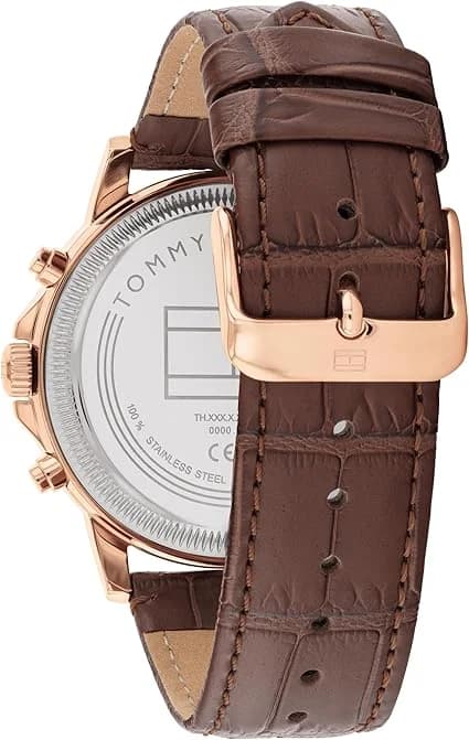 Montre Tommy Hilfiger 1710606 homme détail cadran blanc