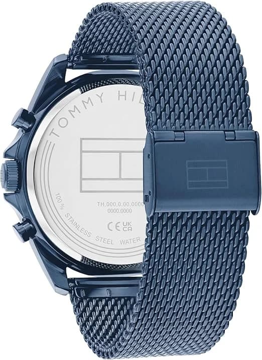 Montre Tommy Hilfiger 1710648 homme détail cadran bleu
