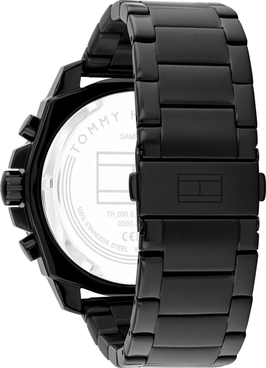 Montre Tommy Hilfiger 1710690 homme détail cadran noir