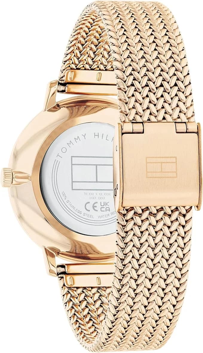 Montre Tommy Hilfiger 1782603 femme détail cadran or rose