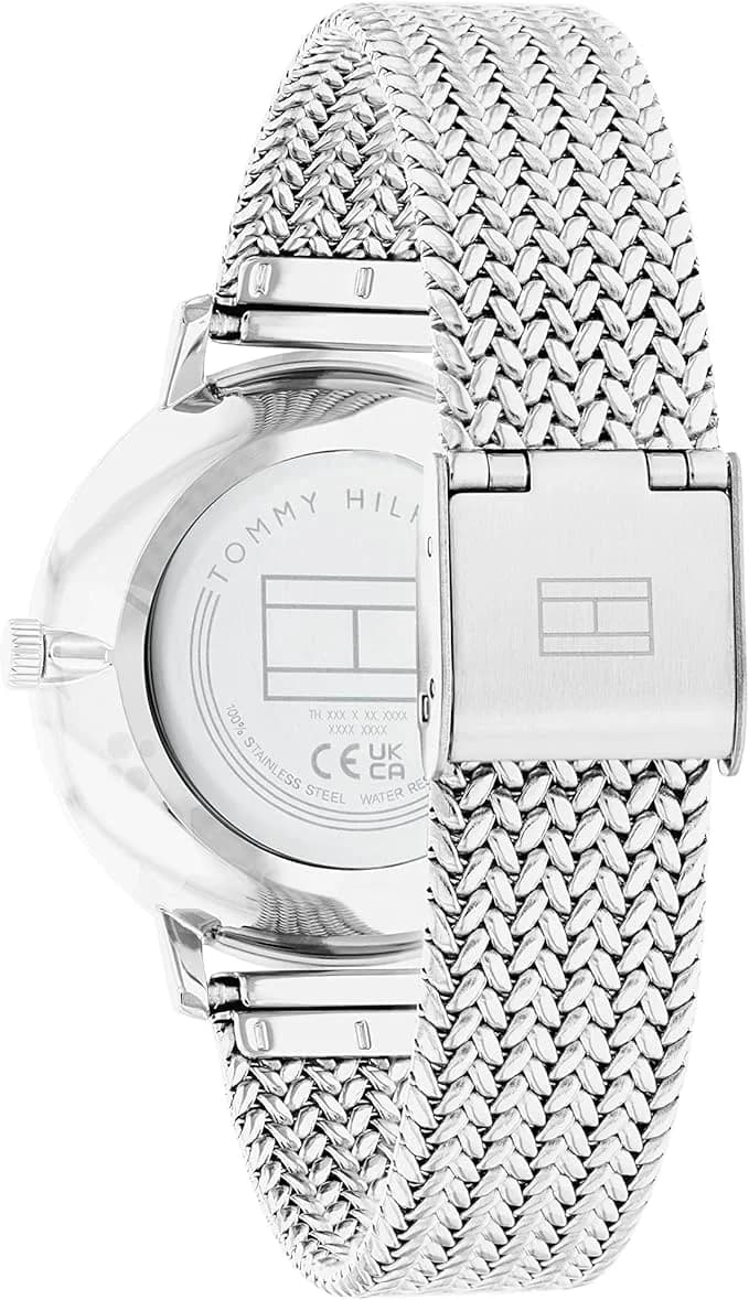 Montre Tommy Hilfiger 1782604 femme détail cadran argent