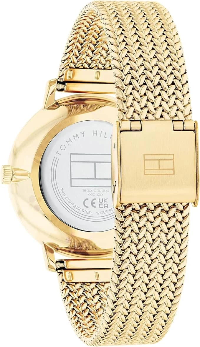 Montre Tommy Hilfiger 1782606 femme détail cadran or