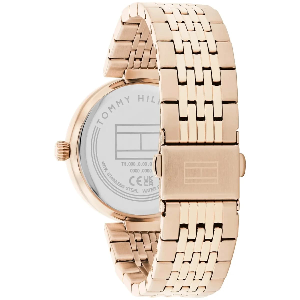 Montre Tommy Hilfiger 1782696 femme détail cadran or rose