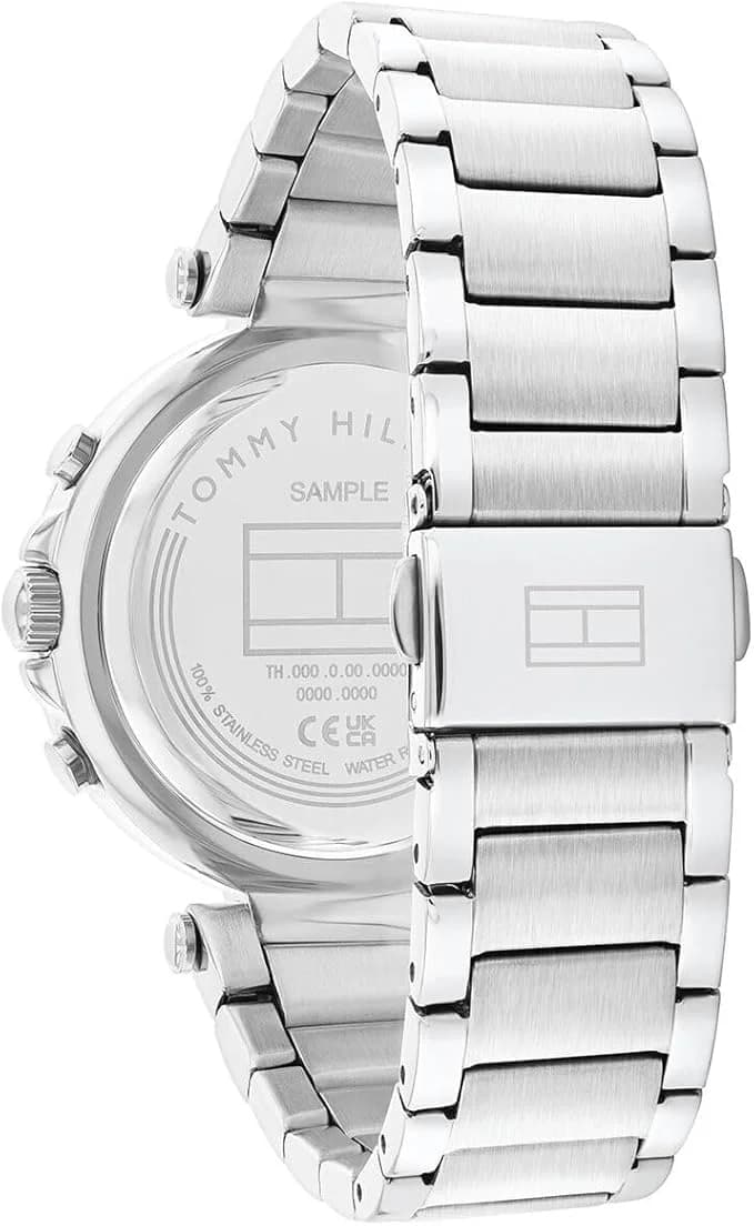 Montre Tommy Hilfiger 1782701 femme détail cadran argent