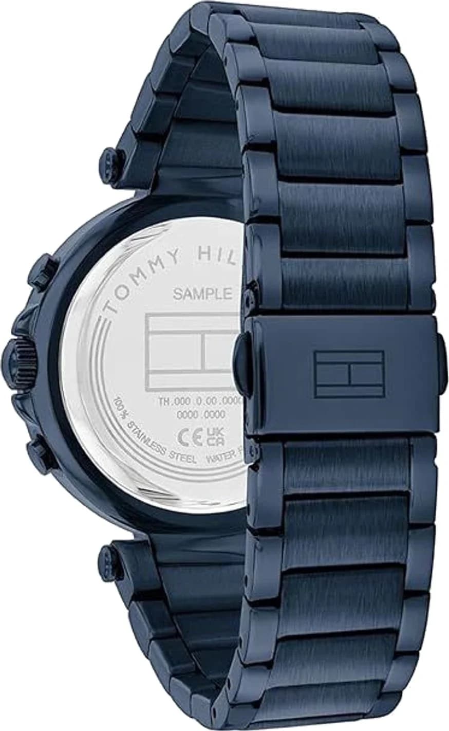 Montre Tommy Hilfiger 1782704 femme détail cadran bleu