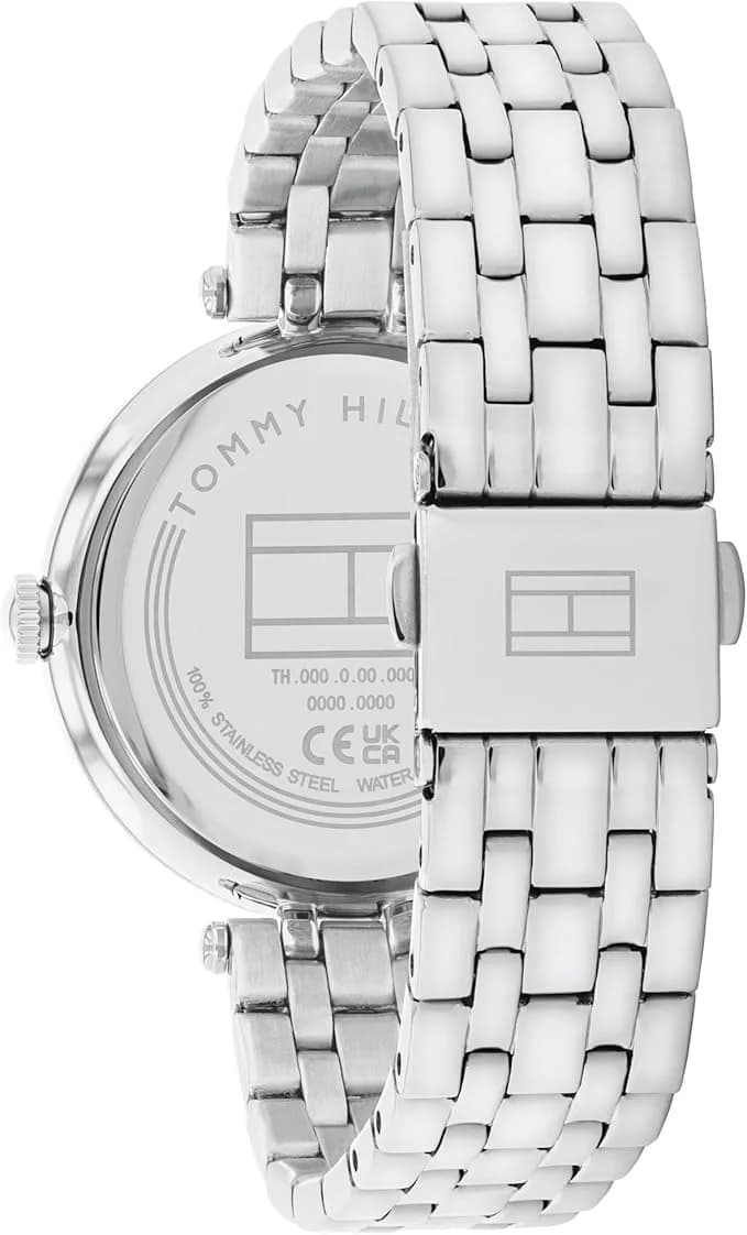 Montre Tommy Hilfiger 1782719 femme détail cadran argent