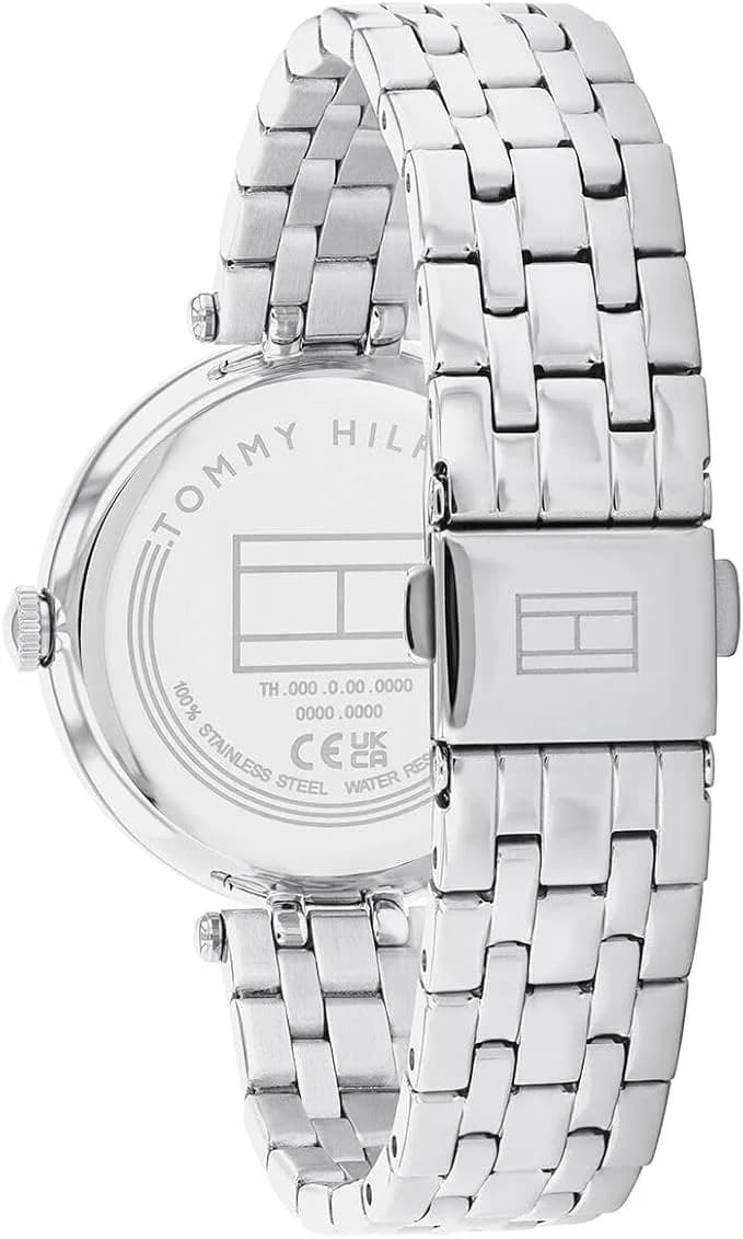Montre Tommy Hilfiger 1782722 femme détail cadran argent