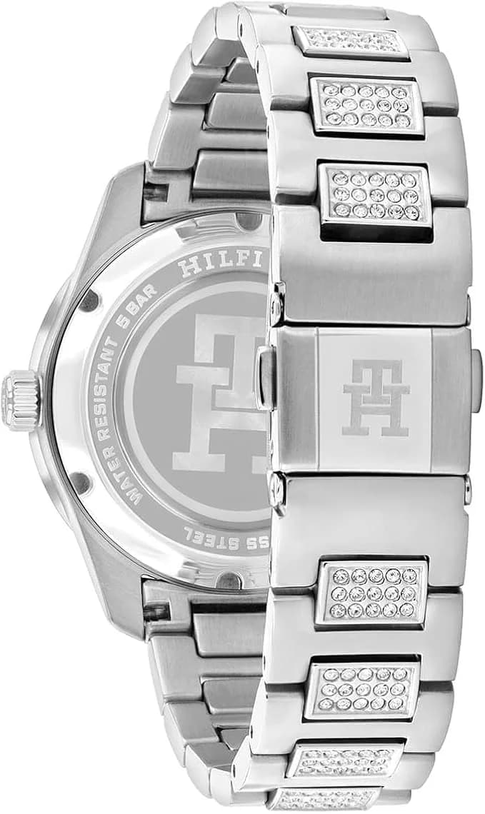 Montre Tommy Hilfiger 1782757 femme détail cadran argent