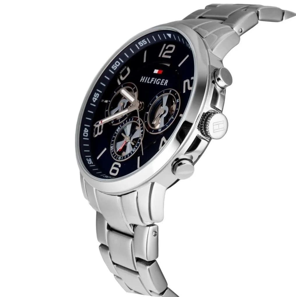 Montre Homme Tommy Hilfiger 1791293 - Cadran Bleu Squelette, Bracelet Acier vue 2