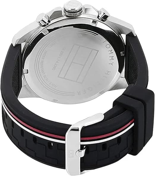 Montre Tommy Hilfiger 1791473 homme détail cadran noir