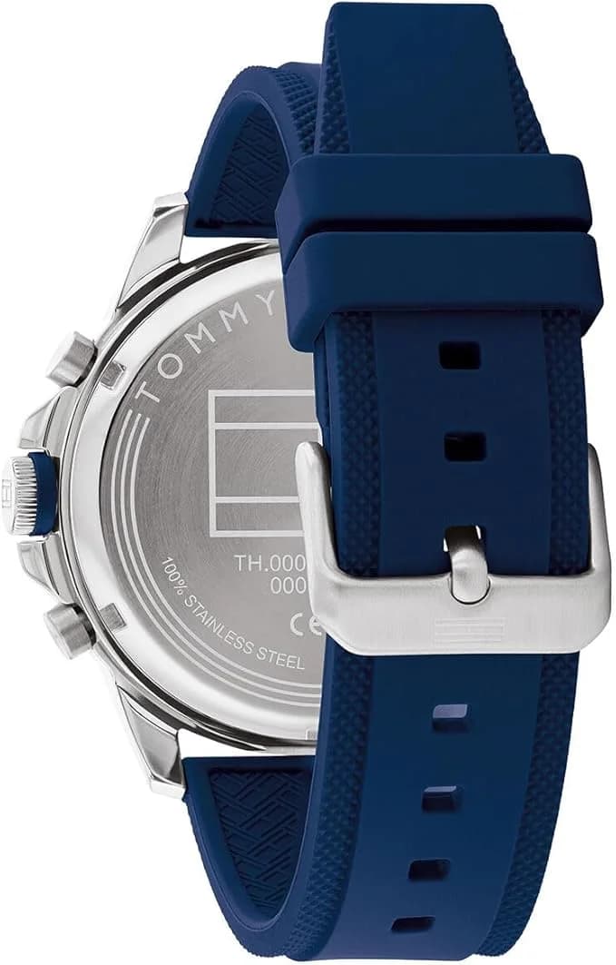 Montre Tommy Hilfiger 1792027 homme détail cadran bleu