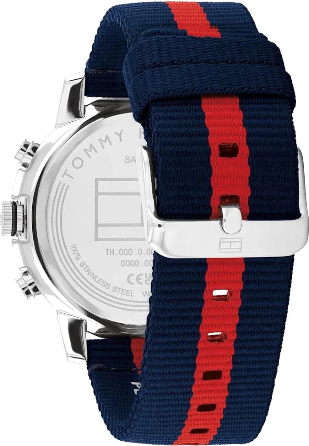 Montre Tommy Hilfiger 1792124 homme détail cadran bleu