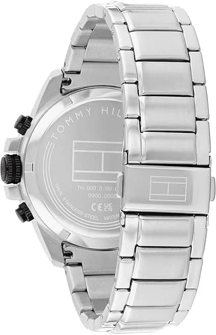 Montre Tommy Hilfiger 1792198 homme détail cadran bleu