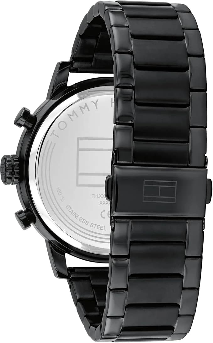 Montre Tommy Hilfiger 1792217 homme détail cadran noir