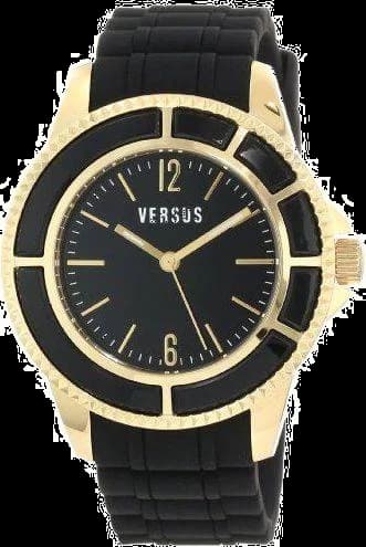 Montre Femme Versus by Versace Tokyo AL13LBQ709A009, boîtier or et bracelet silicone noir
