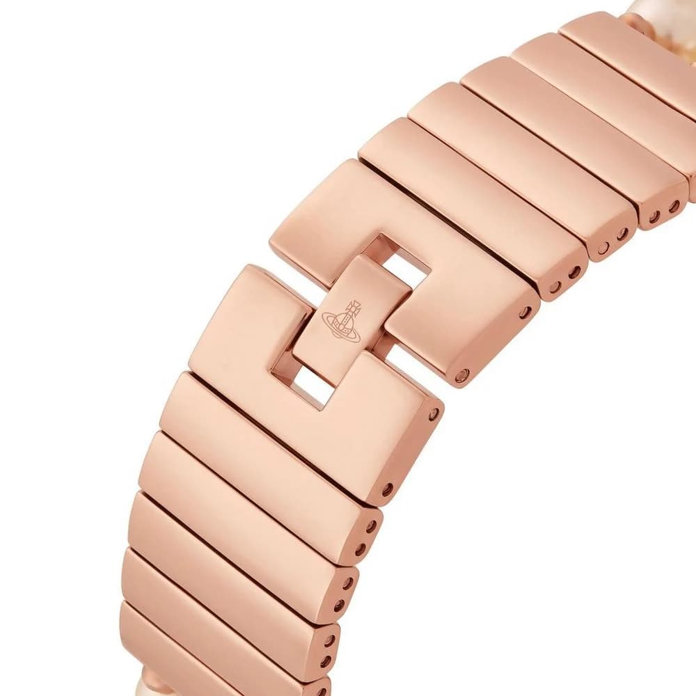 Montre Vivienne Westwood VV326PERS-RG détail bracelet acier