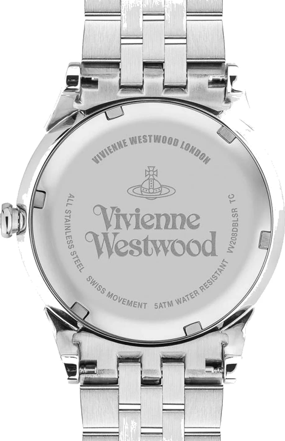Montre Vivienne Westwood VV208DBLSR femme détail cadran bleu