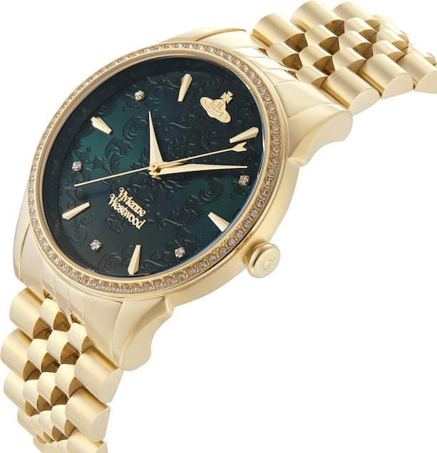 Le garde-temps Vivienne Westwood VV208GDGD vu de profil