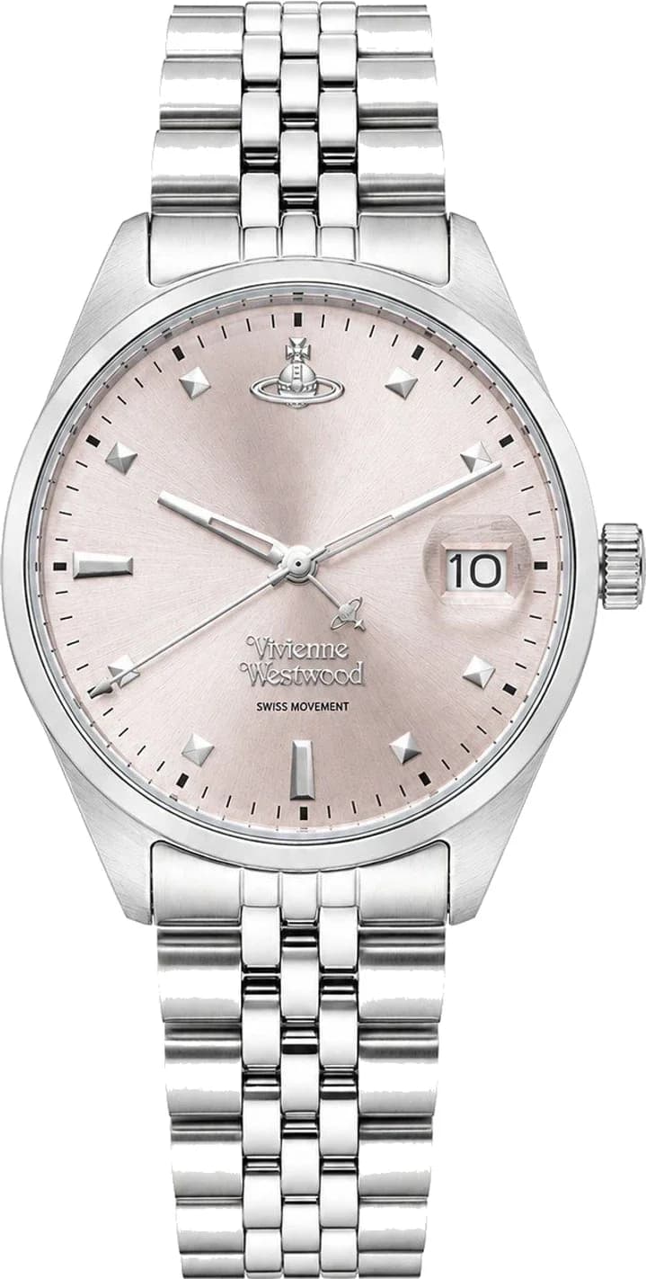Montre Vivienne Westwood VV261PKSL femme cadran rose bracelet acier