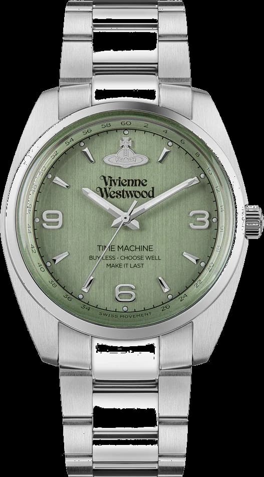 Montre Femme Vivienne Westwood VV274GRSL - Cadran Vert Profond, Boîtier Acier Argenté