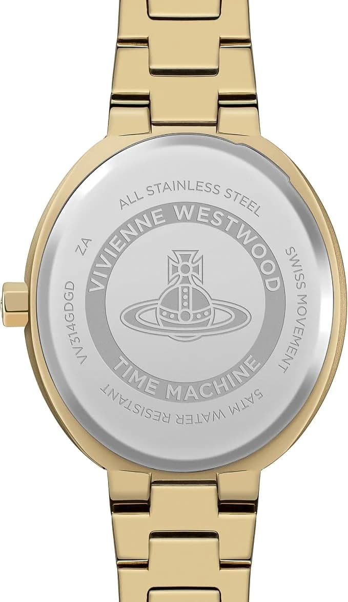Montre Vivienne Westwood VV314GDGD femme détail cadran or