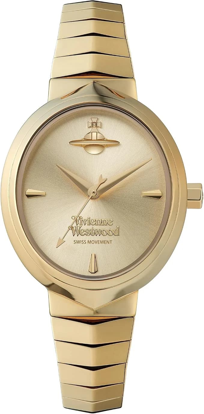 Montre Vivienne Westwood VV314GDGD femme cadran or bracelet acier