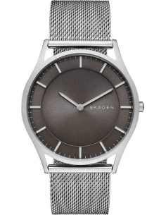 Montre Homme Skagen Holst SKW6239 Cadran Gris Acier Argenté Maille Milanaise