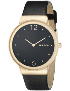 Montre Femme Skagen Freja SKW2370 - Cadran Noir & Bracelet Maille Milanaise Noir