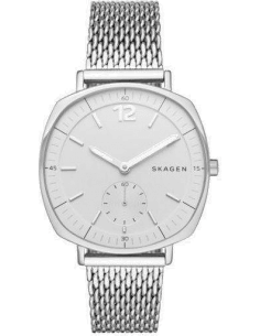 Montre Skagen SKW2402 Boîtier Coussin et Maille Milanaise Argentée