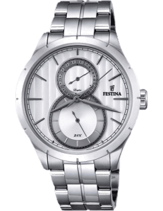 Montre Homme Festina Retro F16891/1 Cadran Gris Acier Argenté
