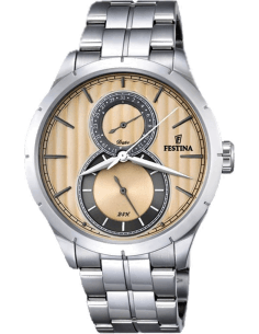 Montre Homme Festina Retro F16891/4 en Acier Inoxydable Argenté