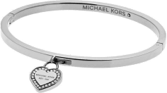 Bracelet Michael Kors MKJ5038040 argenté breloque coeur
