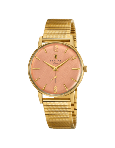 Montre Homme Festina F20251/3 Extra - Boîtier et Bracelet Acier Doré