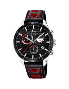 Montre Lotus L18531/3 Chronographe en Acier avec Cadran Bleu