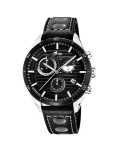 Montre Lotus L18531/4 Chronographe en Acier avec Cadran Foncé