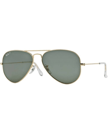Lunettes de soleil Ray-Ban Aviator Large Metal RB3025 001/58 dorés polarisés